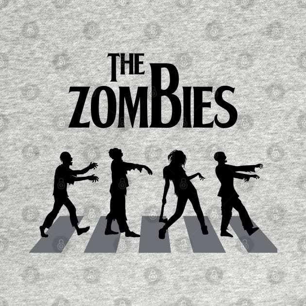 The Zombies, Classic Zombie crosswalk by Teessential